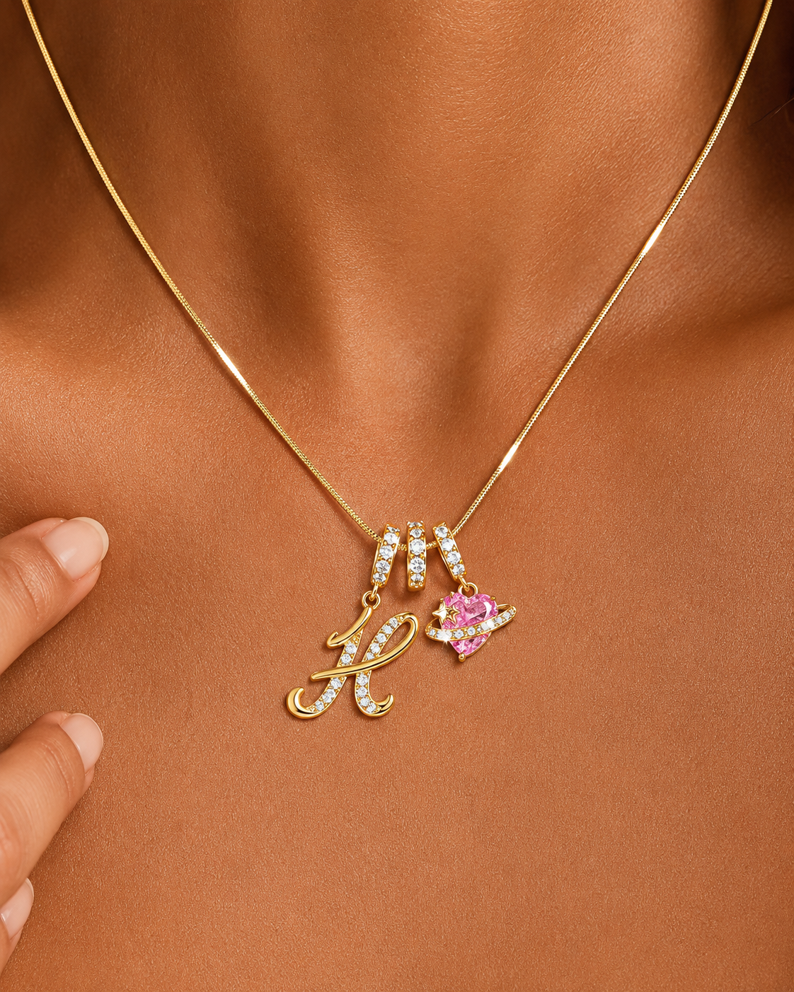 Lumière Initial Necklace