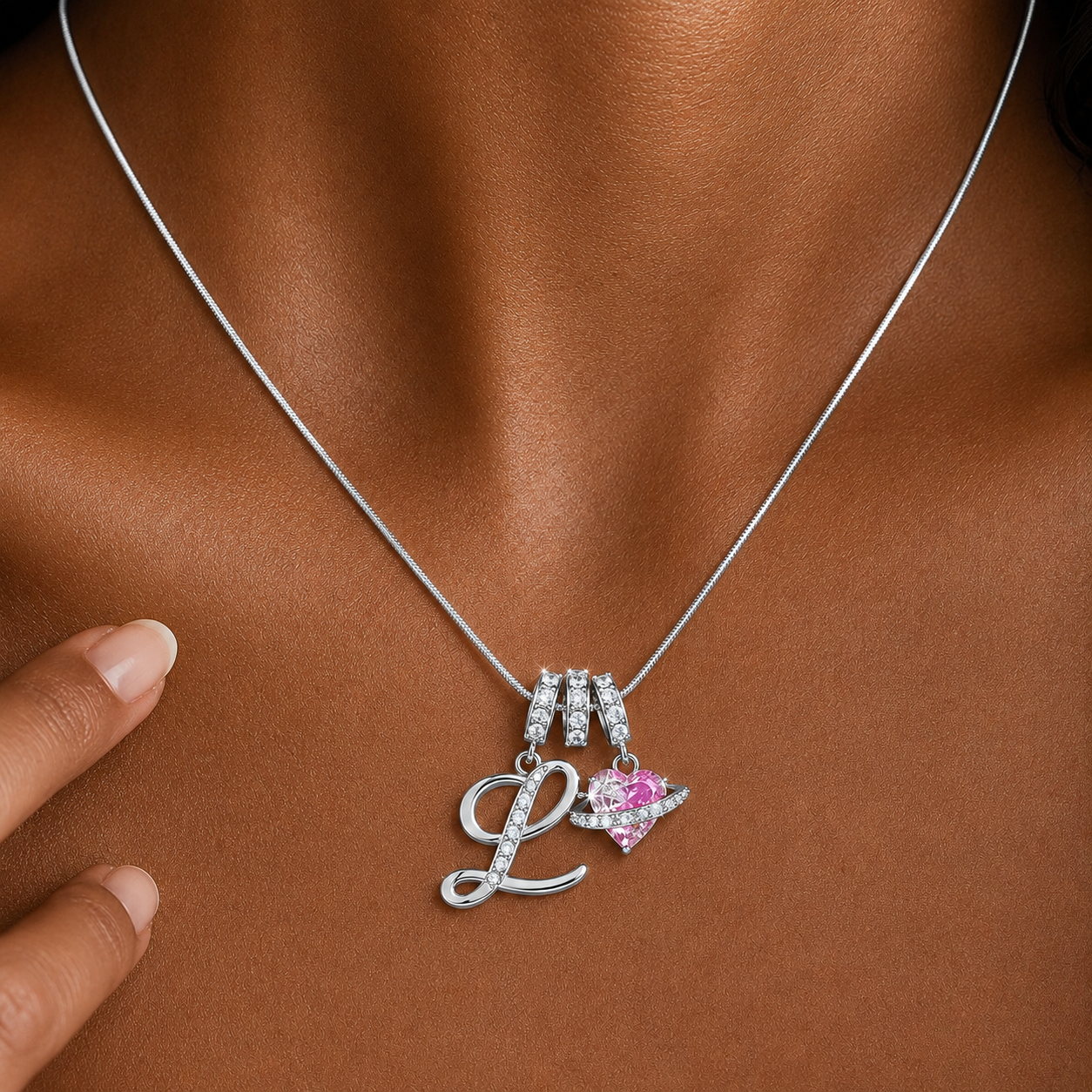 Lumière Initial Necklace