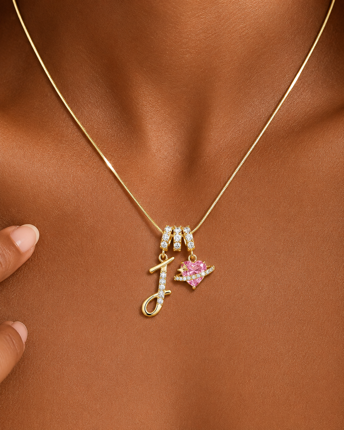 Lumière Initial Necklace