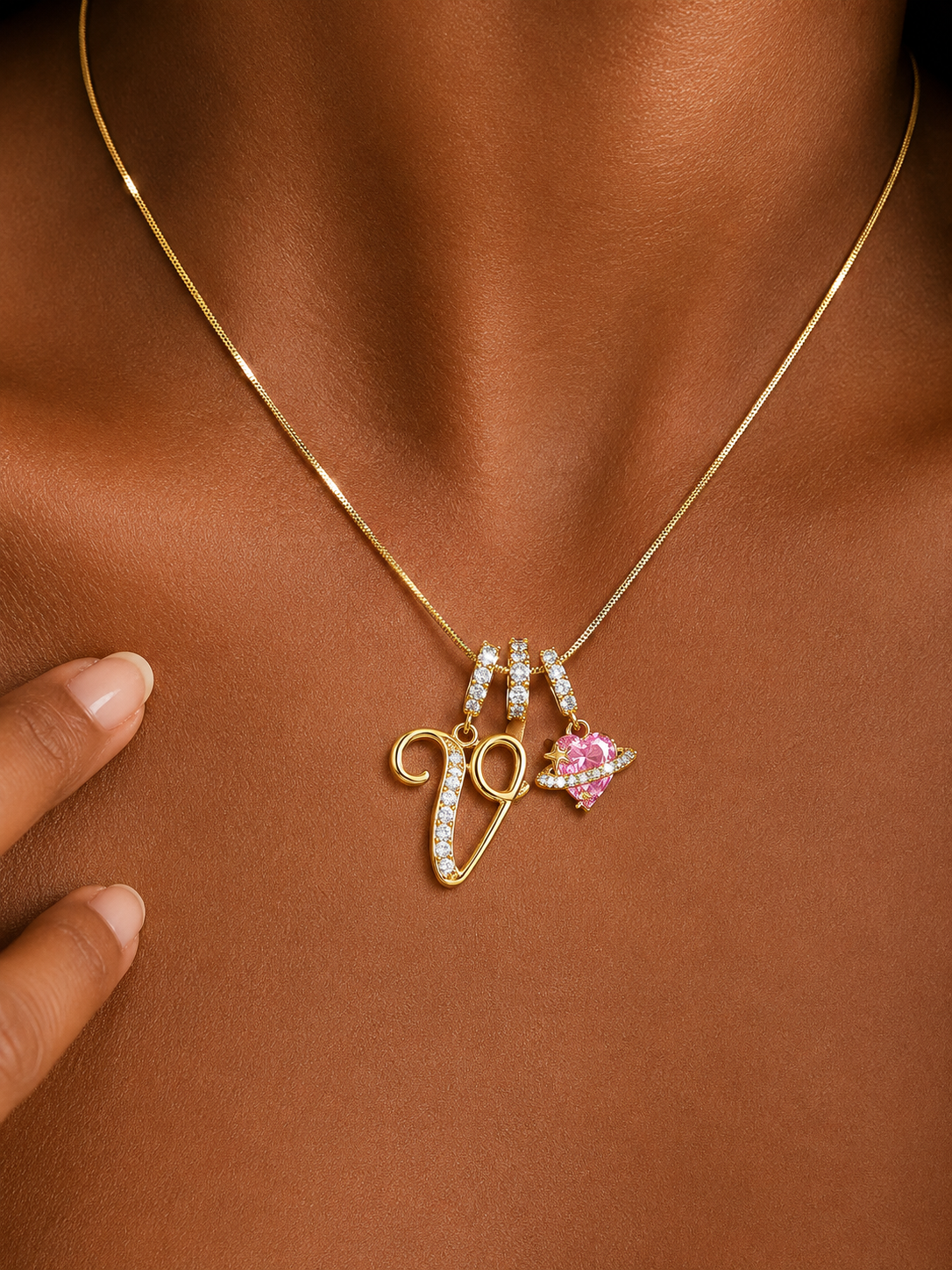 Lumière Initial Necklace