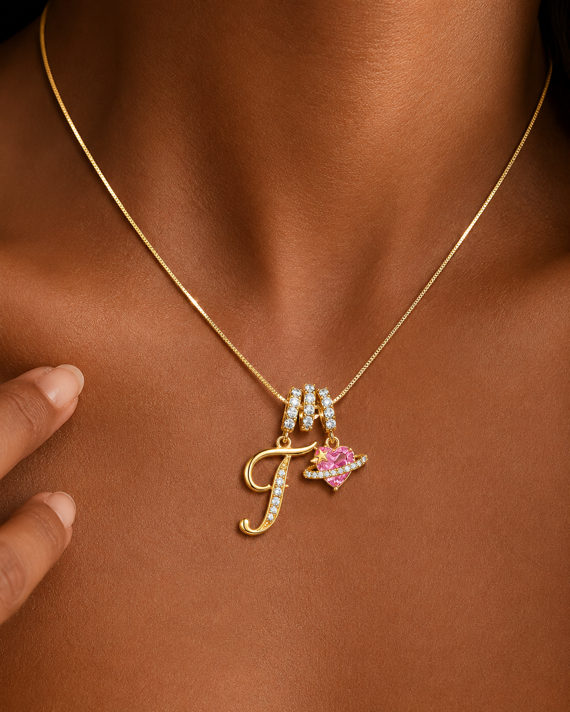 Lumière Initial Necklace