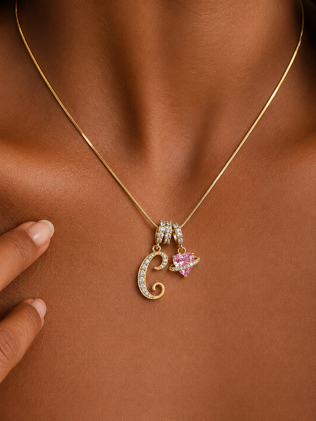 Lumière Initial Necklace