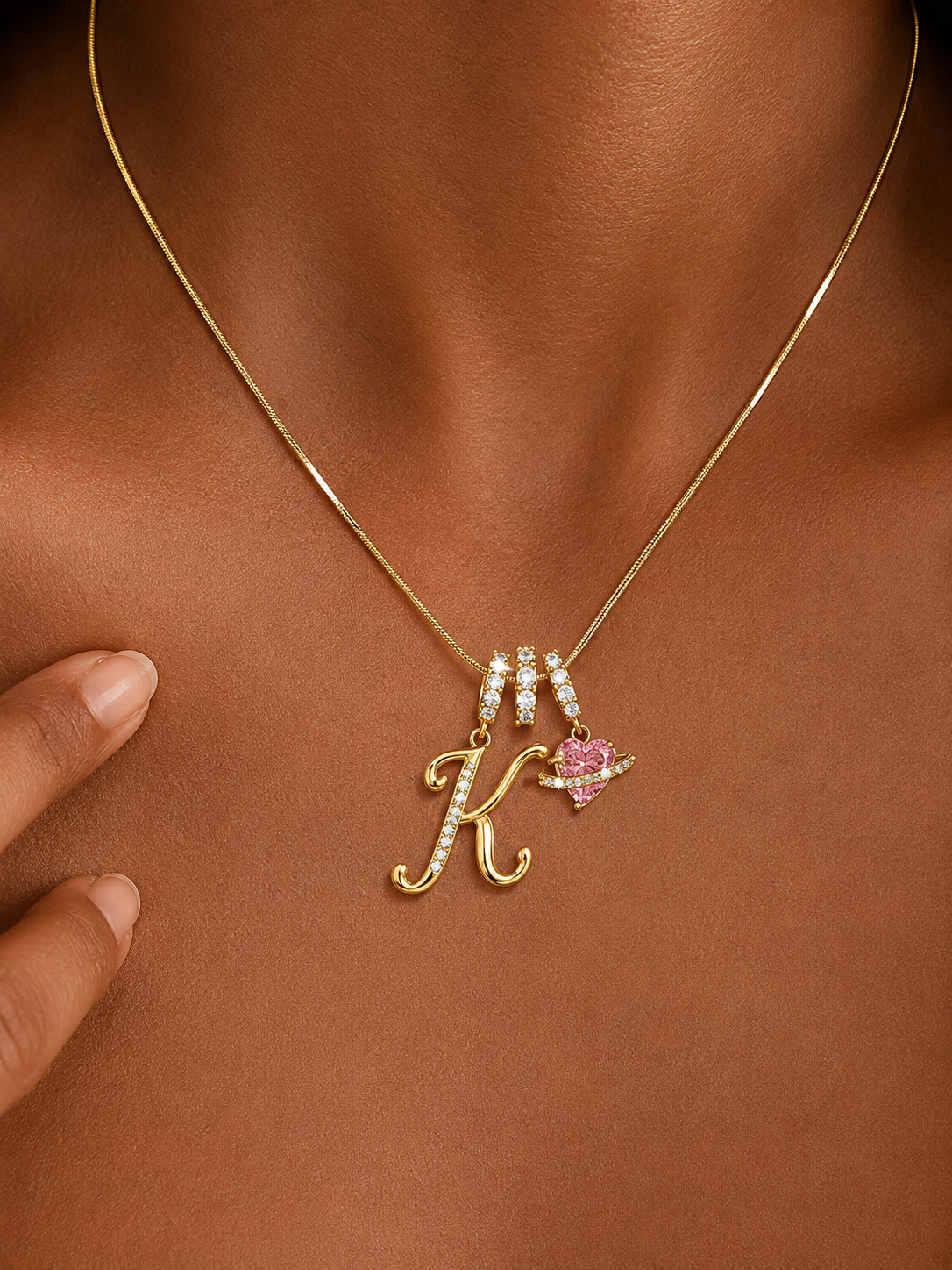 Lumière Initial Necklace