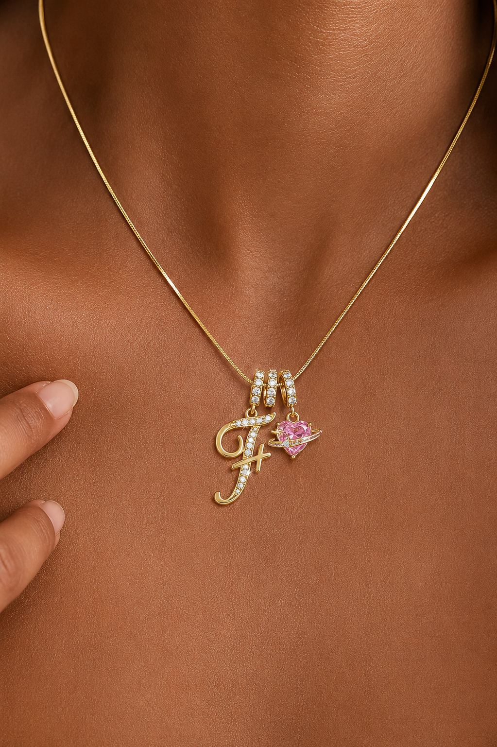 Lumière Initial Necklace