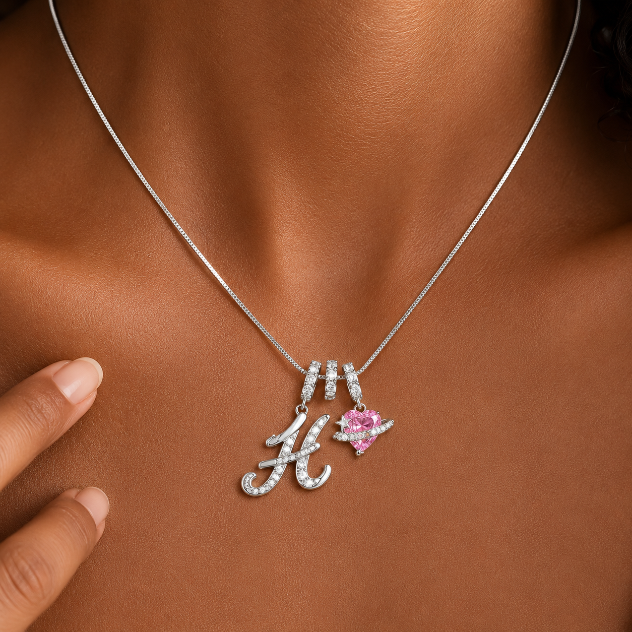 Lumière Initial Necklace