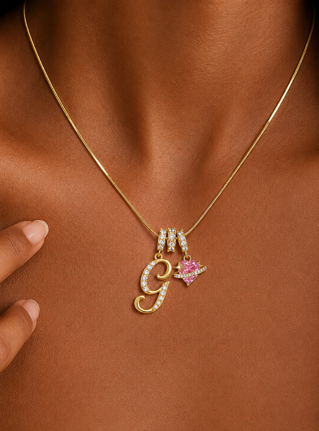 Lumière Initial Necklace