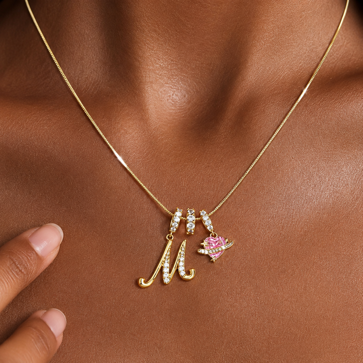 Lumière Initial Necklace
