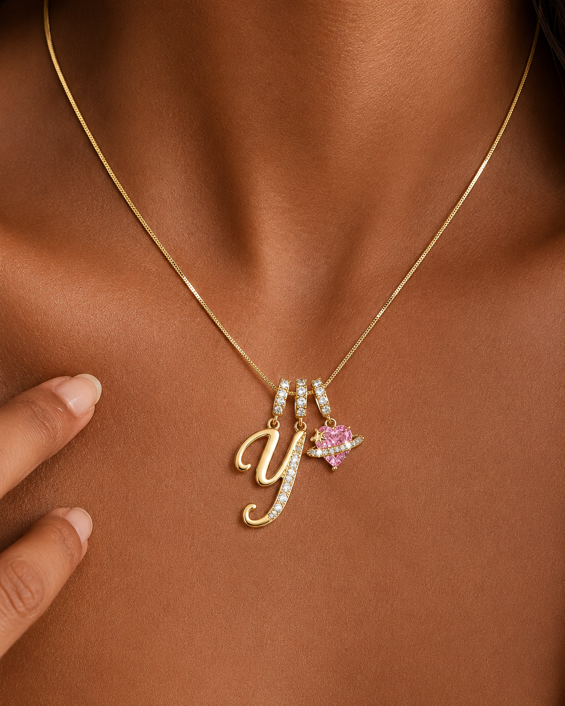 Lumière Initial Necklace