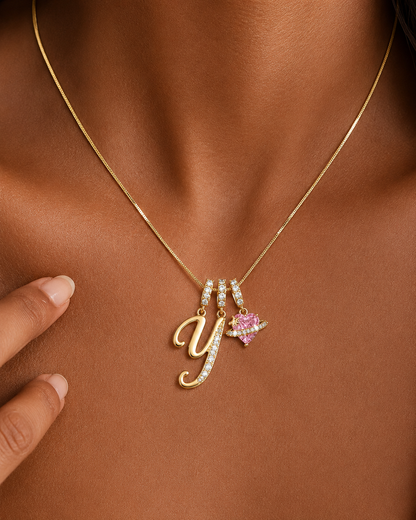Lumière Initial Necklace