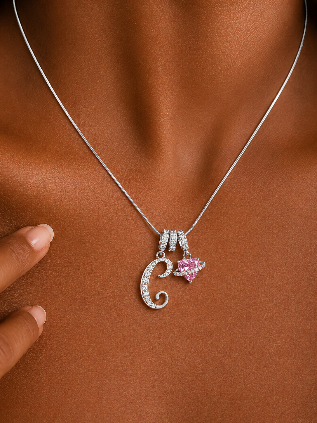 Lumière Initial Necklace