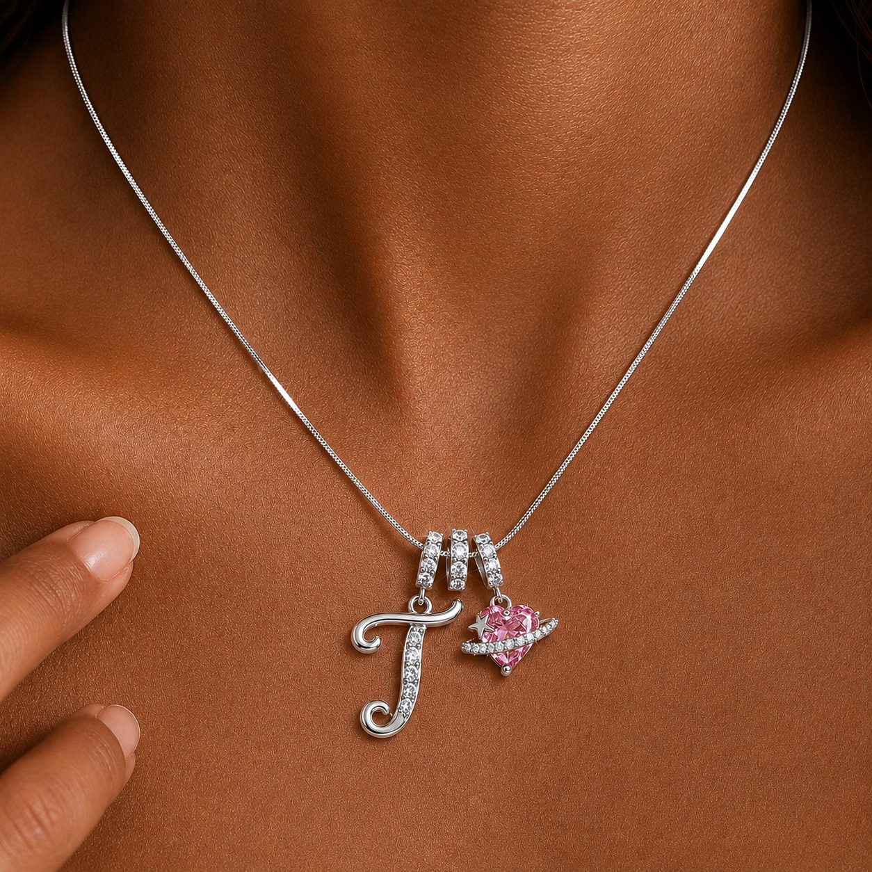 Lumière Initial Necklace