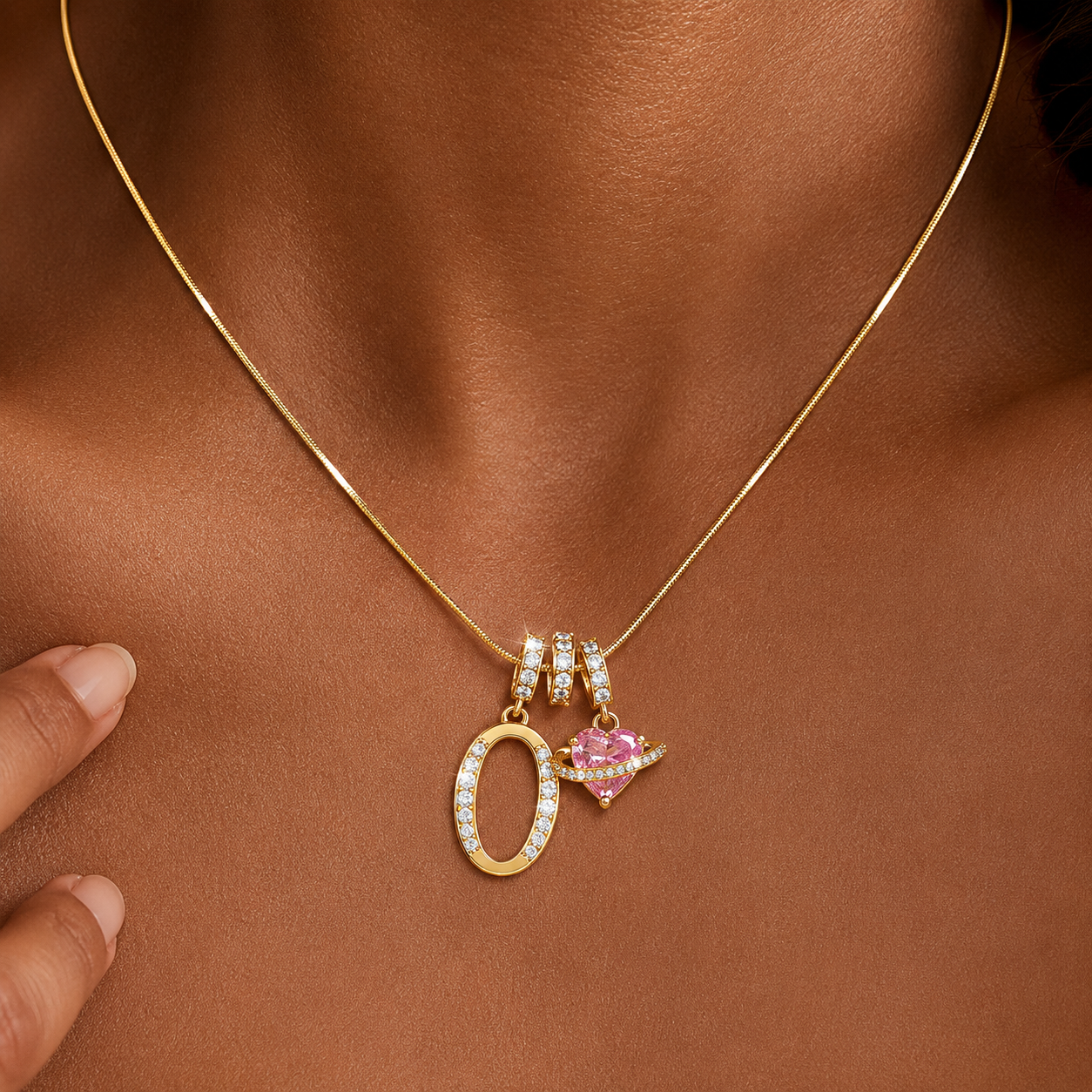 Lumière Initial Necklace