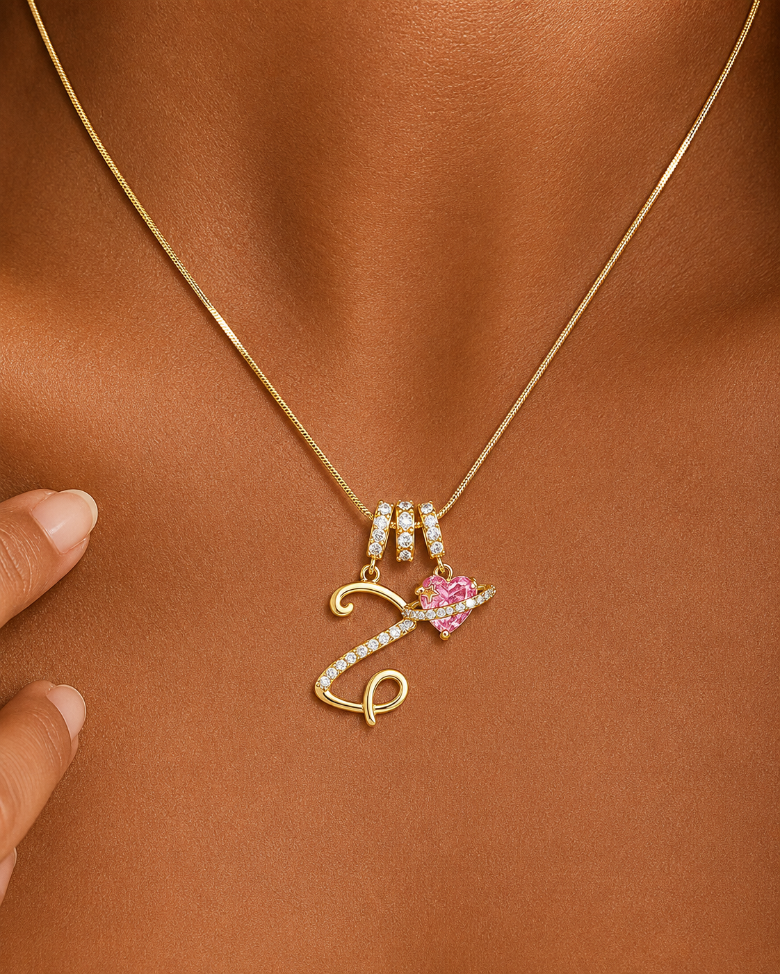 Lumière Initial Necklace