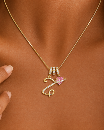 Lumière Initial Necklace