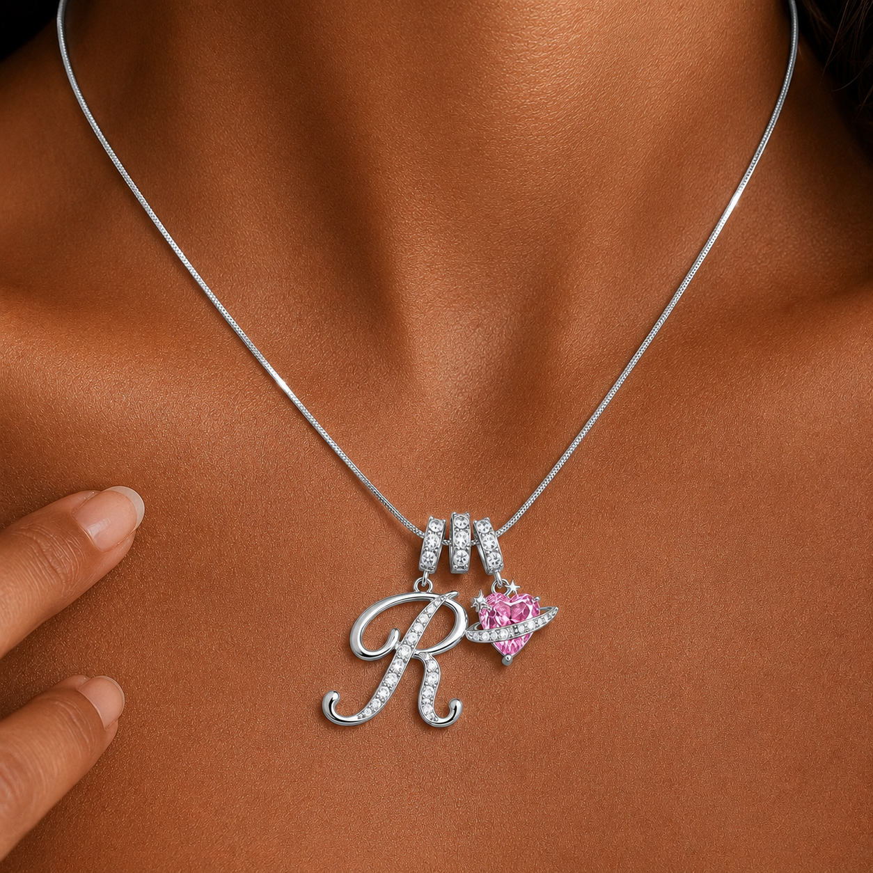 Lumière Initial Necklace