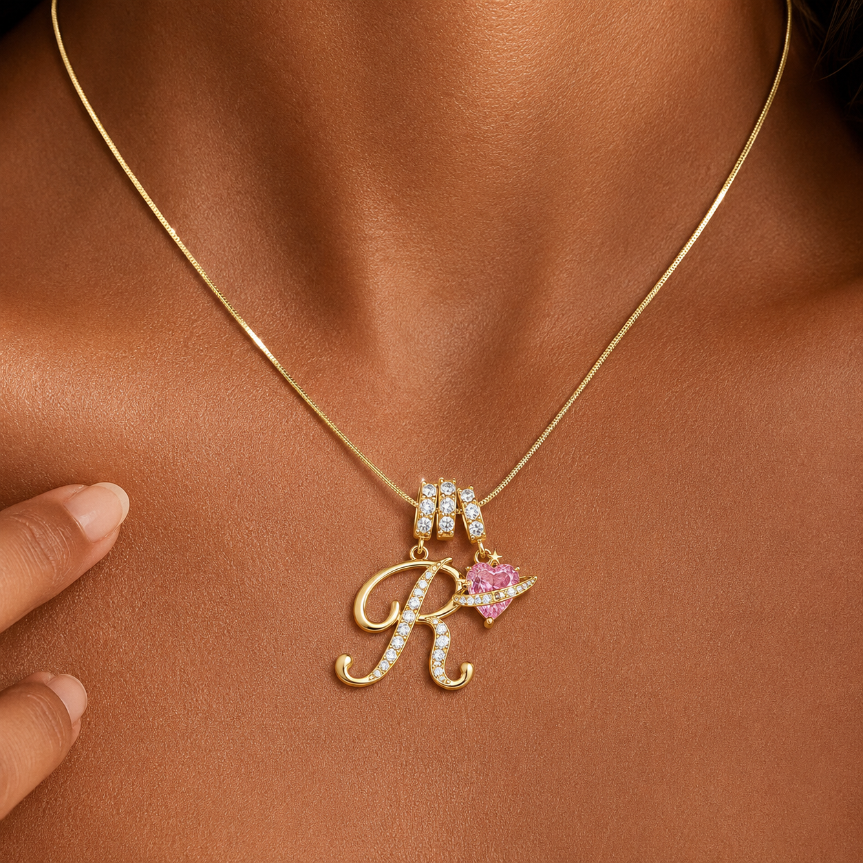 Lumière Initial Necklace