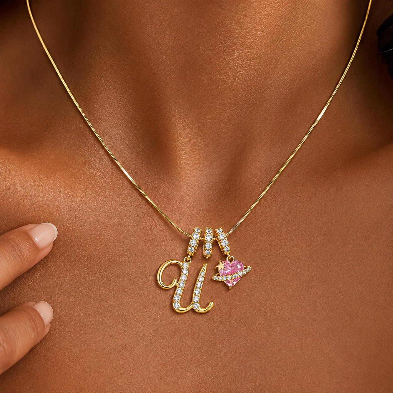 Lumière Initial Necklace
